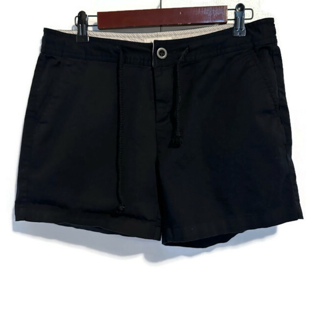 Black Shorts with Drawstring